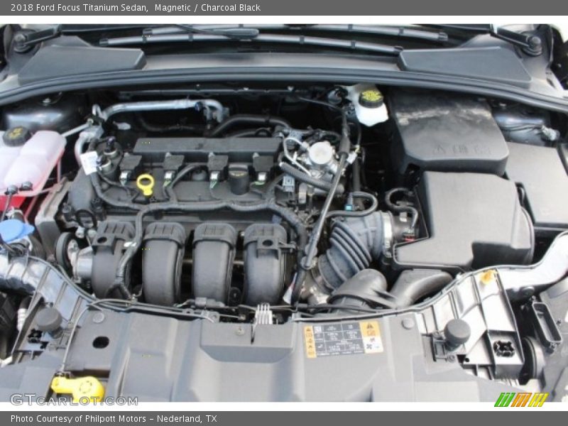Magnetic / Charcoal Black 2018 Ford Focus Titanium Sedan