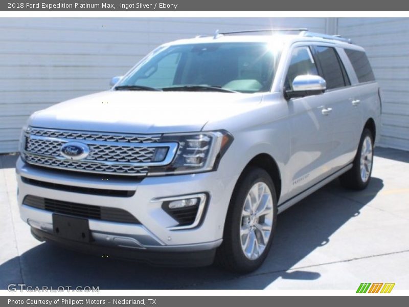 Ingot Silver / Ebony 2018 Ford Expedition Platinum Max