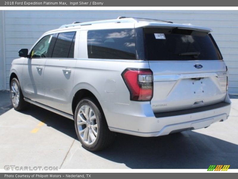 Ingot Silver / Ebony 2018 Ford Expedition Platinum Max