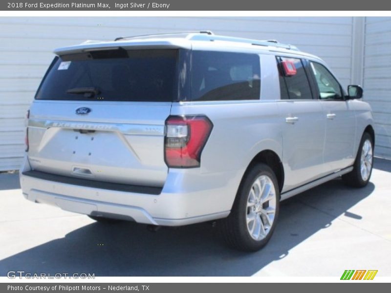 Ingot Silver / Ebony 2018 Ford Expedition Platinum Max