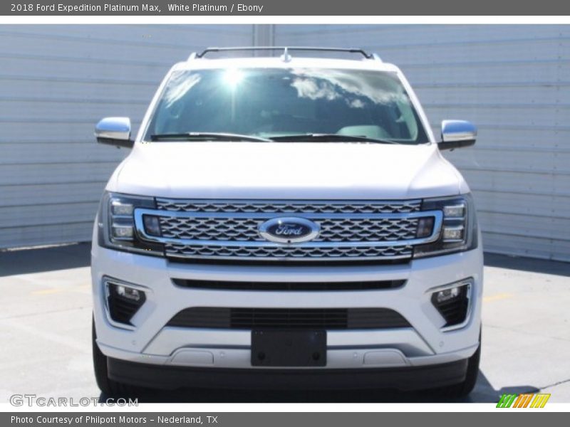 White Platinum / Ebony 2018 Ford Expedition Platinum Max