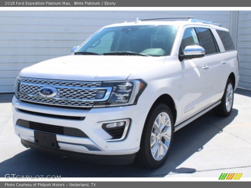 White Platinum / Ebony 2018 Ford Expedition Platinum Max