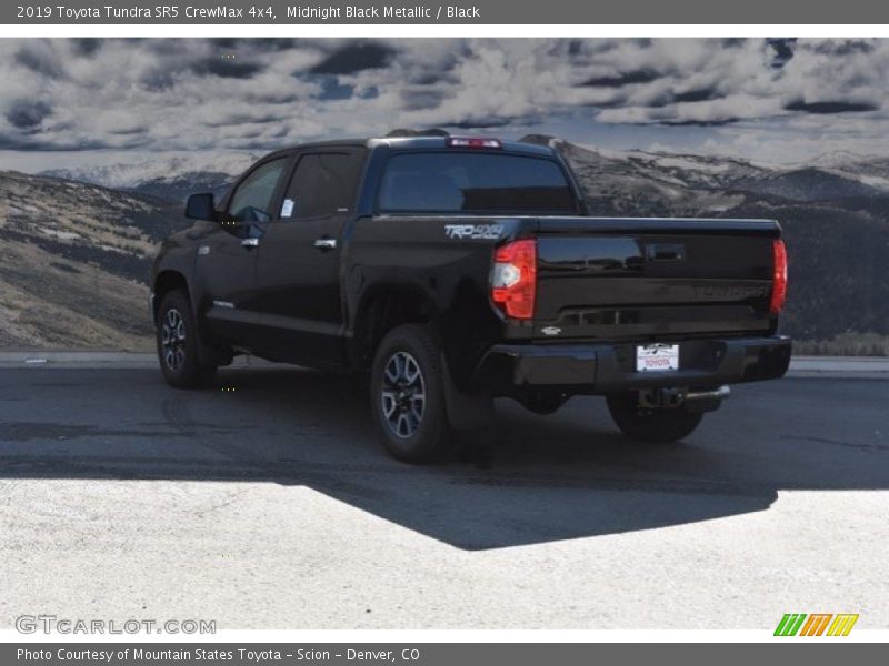 Midnight Black Metallic / Black 2019 Toyota Tundra SR5 CrewMax 4x4