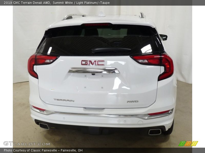 Summit White / Light Platinum/­Taupe 2019 GMC Terrain Denali AWD