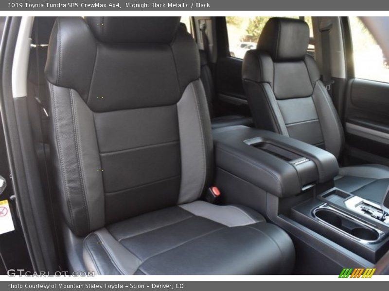 Front Seat of 2019 Tundra SR5 CrewMax 4x4