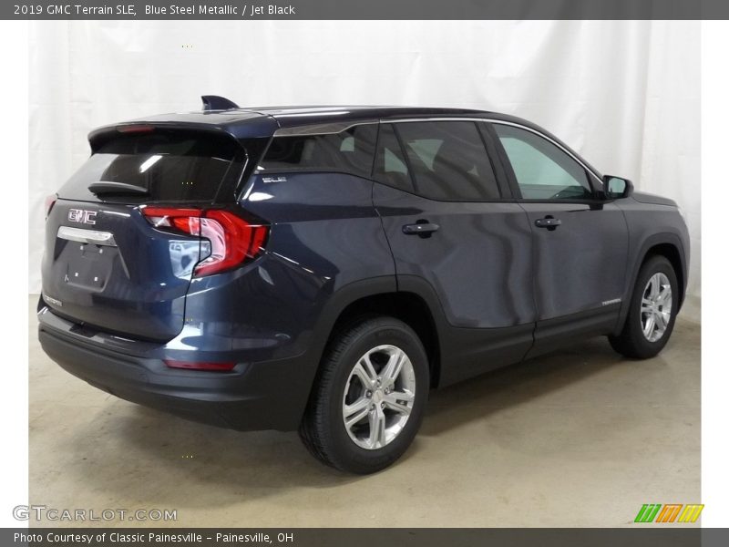 Blue Steel Metallic / Jet Black 2019 GMC Terrain SLE