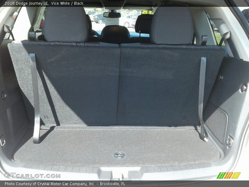 Vice White / Black 2018 Dodge Journey SE