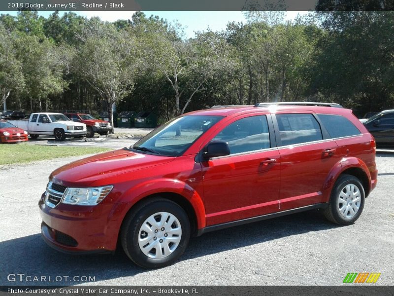 Redline / Black 2018 Dodge Journey SE