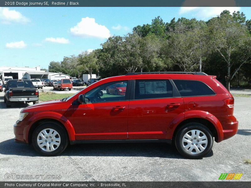 Redline / Black 2018 Dodge Journey SE