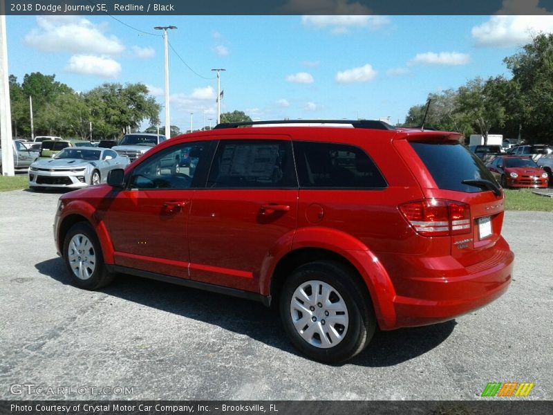 Redline / Black 2018 Dodge Journey SE