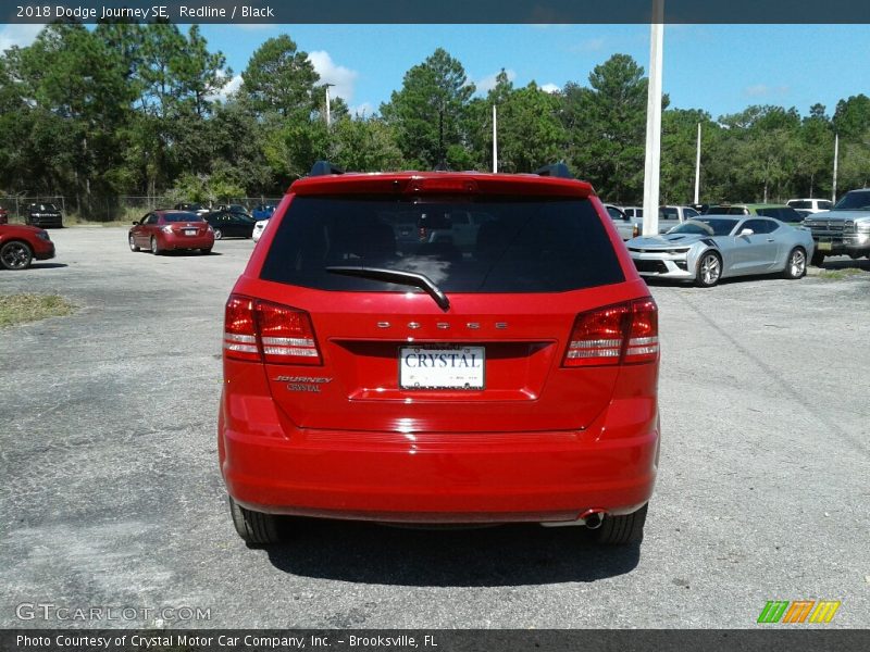 Redline / Black 2018 Dodge Journey SE