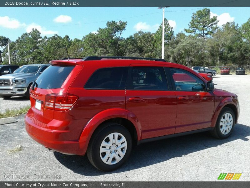 Redline / Black 2018 Dodge Journey SE