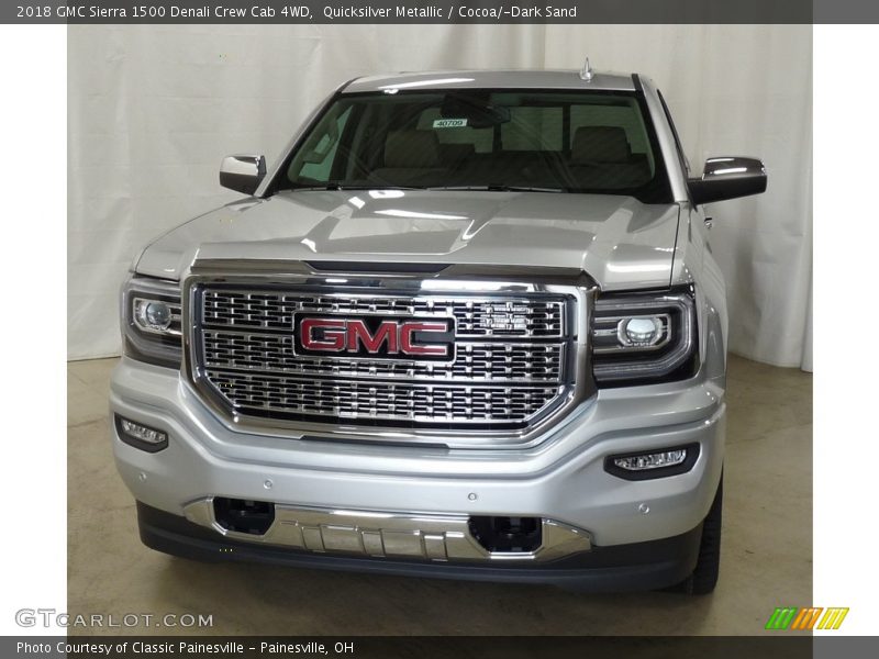 Quicksilver Metallic / Cocoa/­Dark Sand 2018 GMC Sierra 1500 Denali Crew Cab 4WD