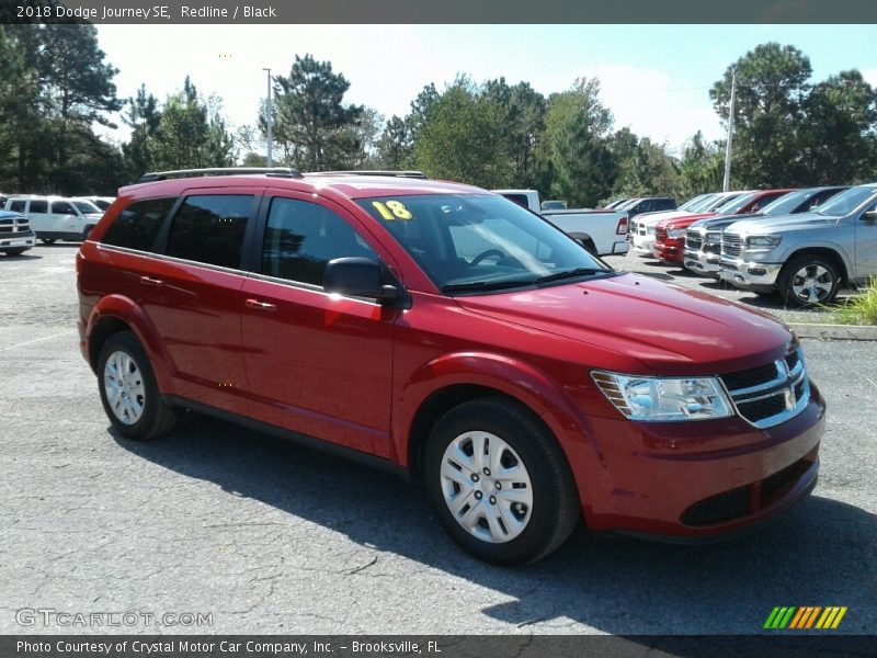 Redline / Black 2018 Dodge Journey SE