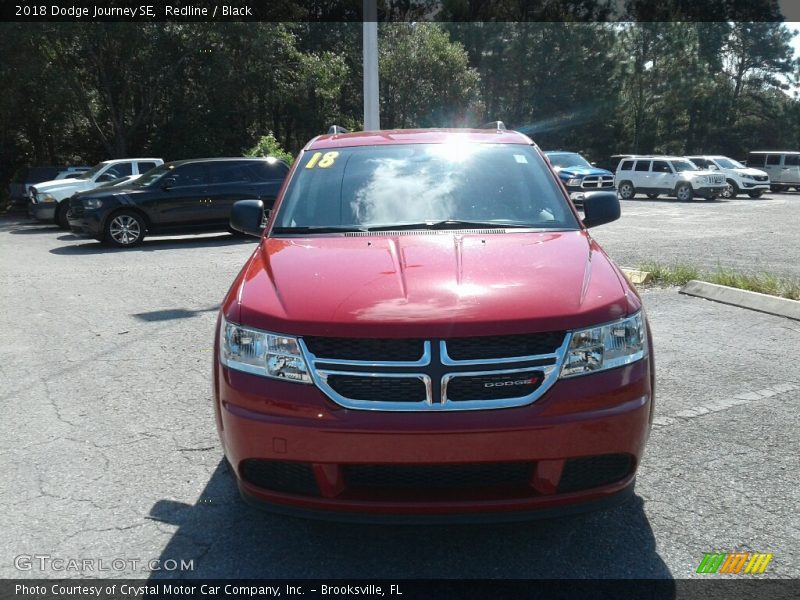 Redline / Black 2018 Dodge Journey SE