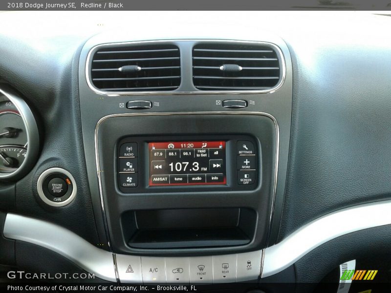 Redline / Black 2018 Dodge Journey SE