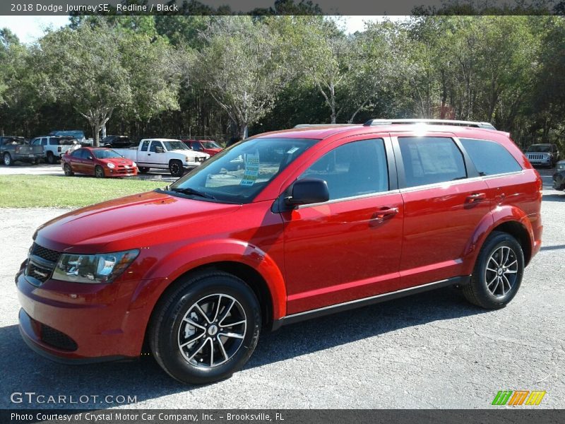 Redline / Black 2018 Dodge Journey SE