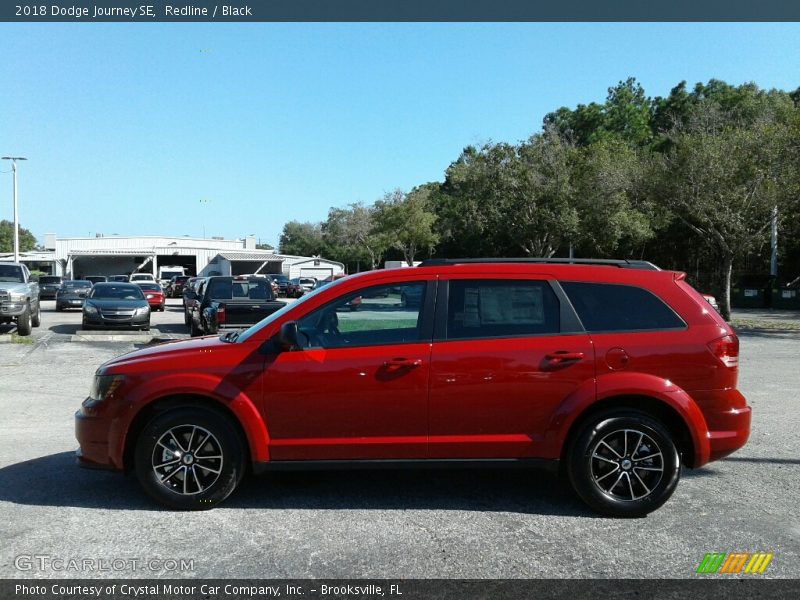 Redline / Black 2018 Dodge Journey SE