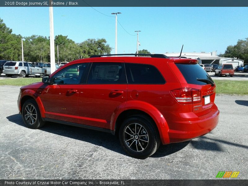 Redline / Black 2018 Dodge Journey SE