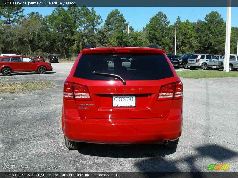 Redline / Black 2018 Dodge Journey SE