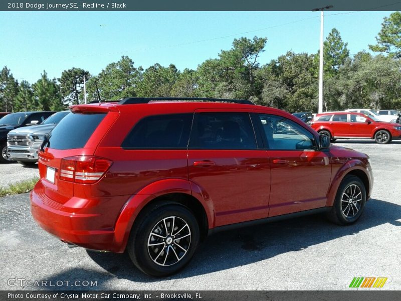 Redline / Black 2018 Dodge Journey SE