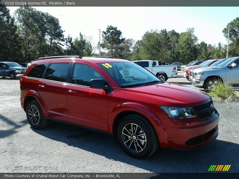 Redline / Black 2018 Dodge Journey SE