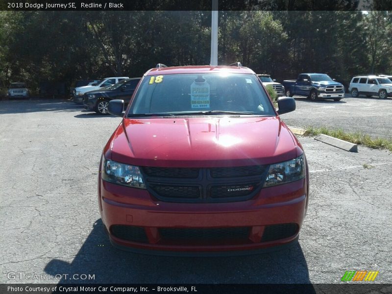 Redline / Black 2018 Dodge Journey SE