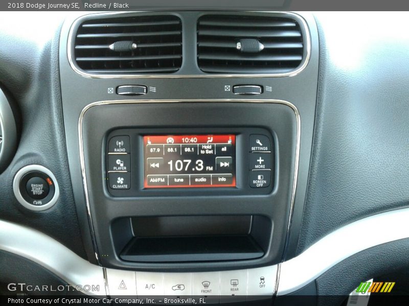 Redline / Black 2018 Dodge Journey SE