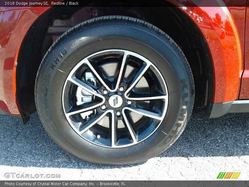 Redline / Black 2018 Dodge Journey SE