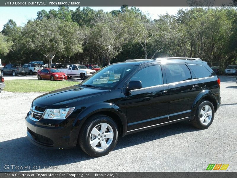 Pitch Black / Black 2018 Dodge Journey SE