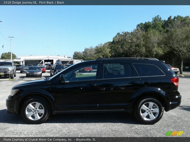 Pitch Black / Black 2018 Dodge Journey SE