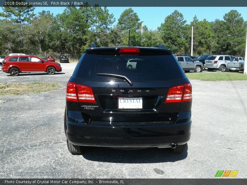 Pitch Black / Black 2018 Dodge Journey SE