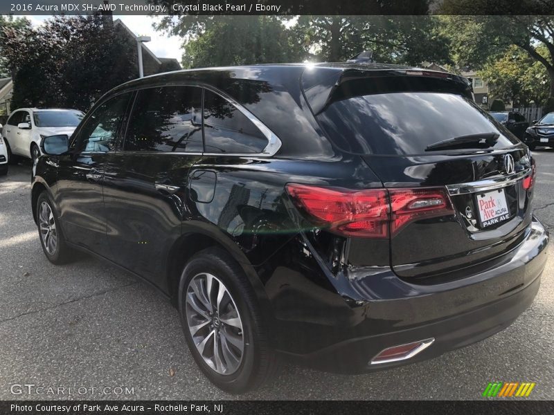 Crystal Black Pearl / Ebony 2016 Acura MDX SH-AWD Technology