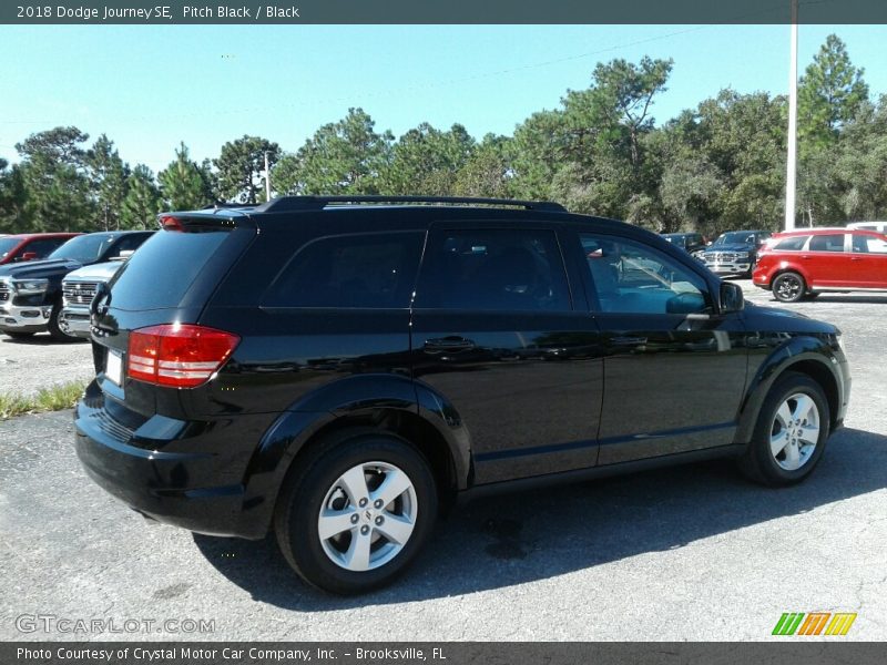Pitch Black / Black 2018 Dodge Journey SE