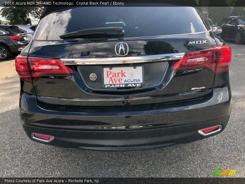 Crystal Black Pearl / Ebony 2016 Acura MDX SH-AWD Technology