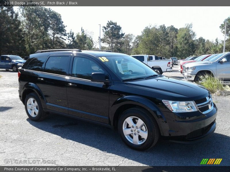 Pitch Black / Black 2018 Dodge Journey SE