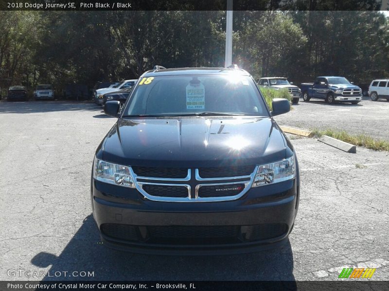 Pitch Black / Black 2018 Dodge Journey SE