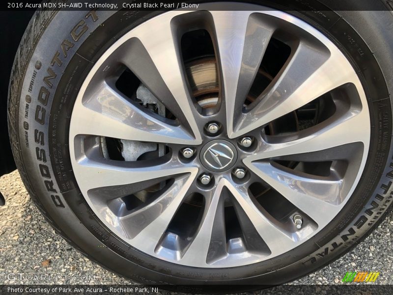 Crystal Black Pearl / Ebony 2016 Acura MDX SH-AWD Technology