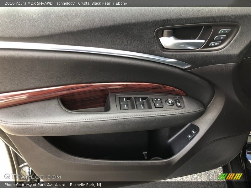 Crystal Black Pearl / Ebony 2016 Acura MDX SH-AWD Technology