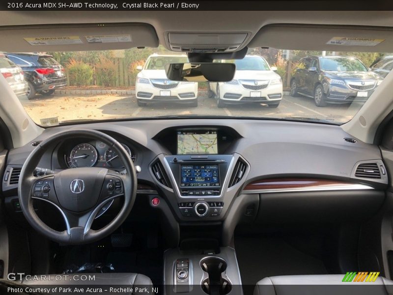 Crystal Black Pearl / Ebony 2016 Acura MDX SH-AWD Technology