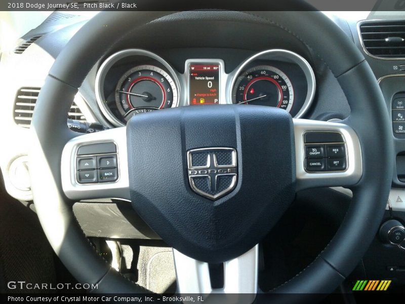 Pitch Black / Black 2018 Dodge Journey SE
