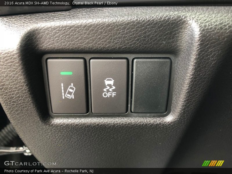 Crystal Black Pearl / Ebony 2016 Acura MDX SH-AWD Technology
