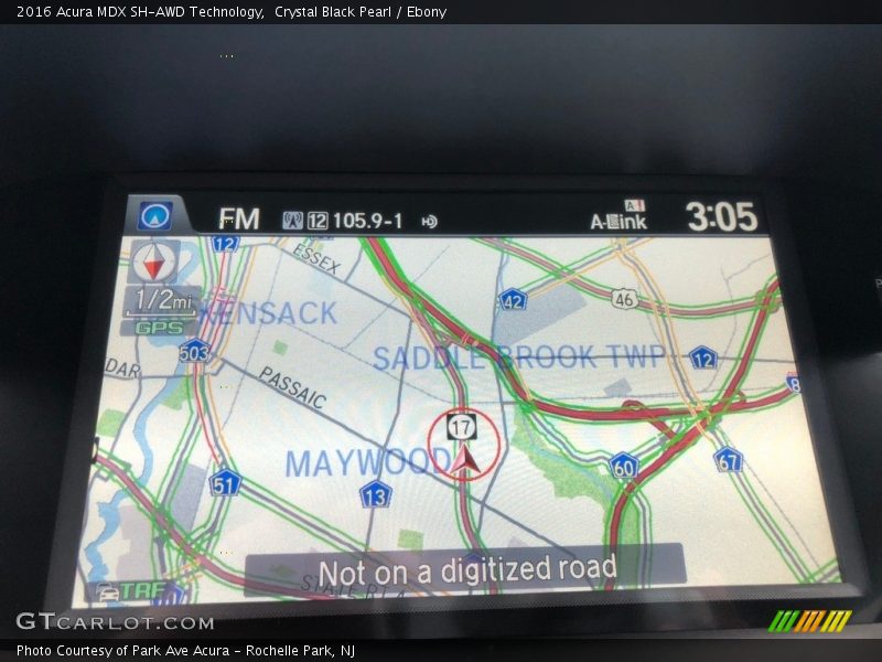 Crystal Black Pearl / Ebony 2016 Acura MDX SH-AWD Technology