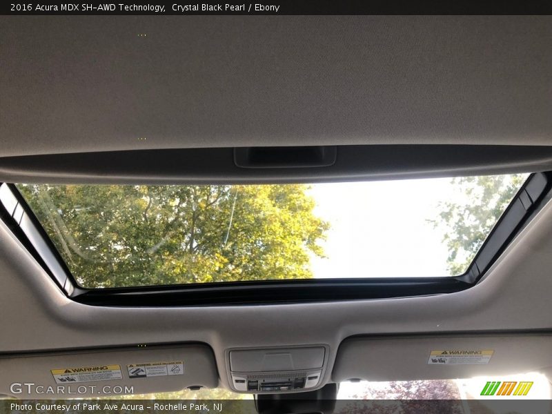 Crystal Black Pearl / Ebony 2016 Acura MDX SH-AWD Technology