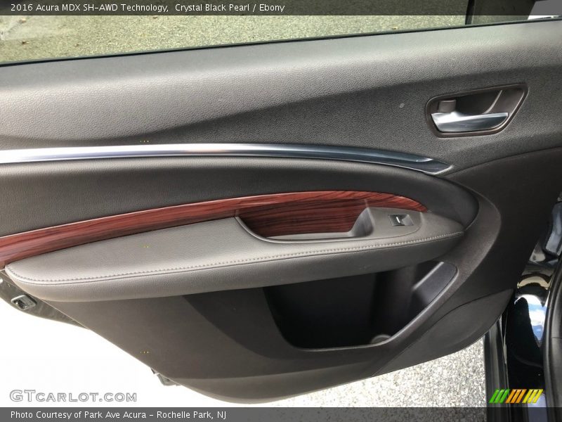 Crystal Black Pearl / Ebony 2016 Acura MDX SH-AWD Technology