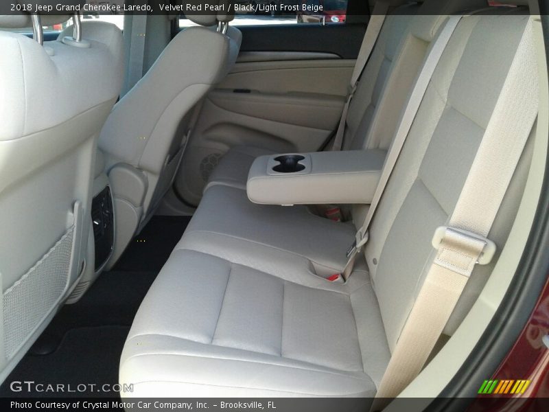 Velvet Red Pearl / Black/Light Frost Beige 2018 Jeep Grand Cherokee Laredo