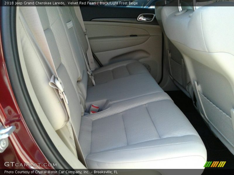 Velvet Red Pearl / Black/Light Frost Beige 2018 Jeep Grand Cherokee Laredo
