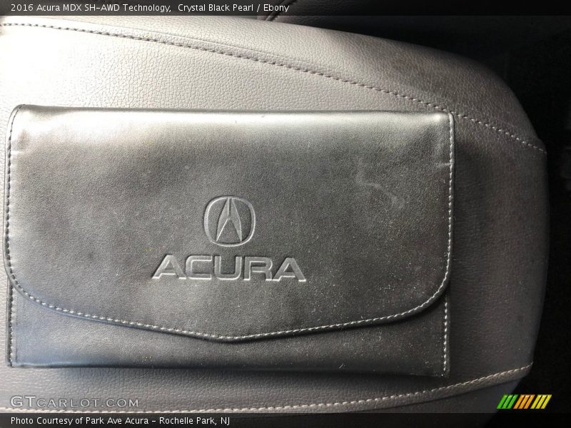 Crystal Black Pearl / Ebony 2016 Acura MDX SH-AWD Technology