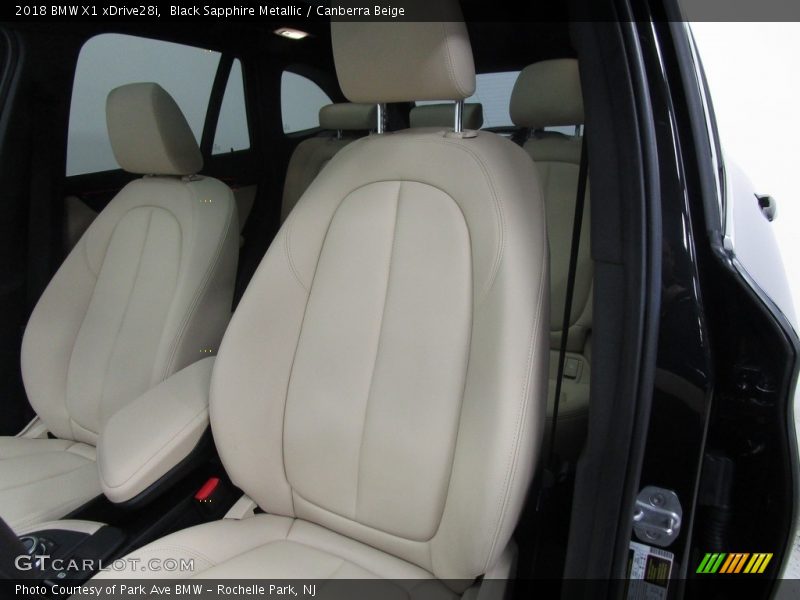 Black Sapphire Metallic / Canberra Beige 2018 BMW X1 xDrive28i