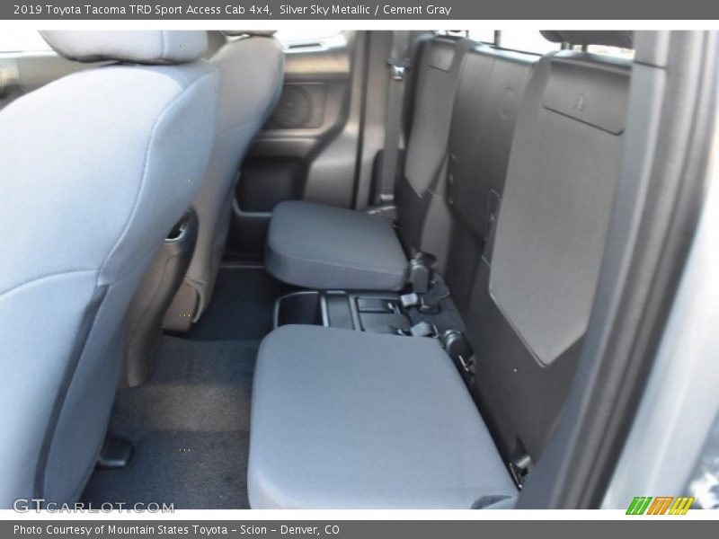 Rear Seat of 2019 Tacoma TRD Sport Access Cab 4x4